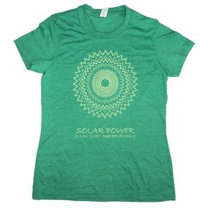 Sustainable Ladies' Short Sleeve Tee Solar Green